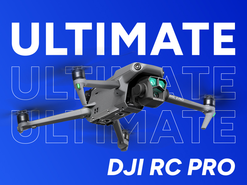 DJI Mavic 3 Pro Ultimate Combo w. DJI RC Pro